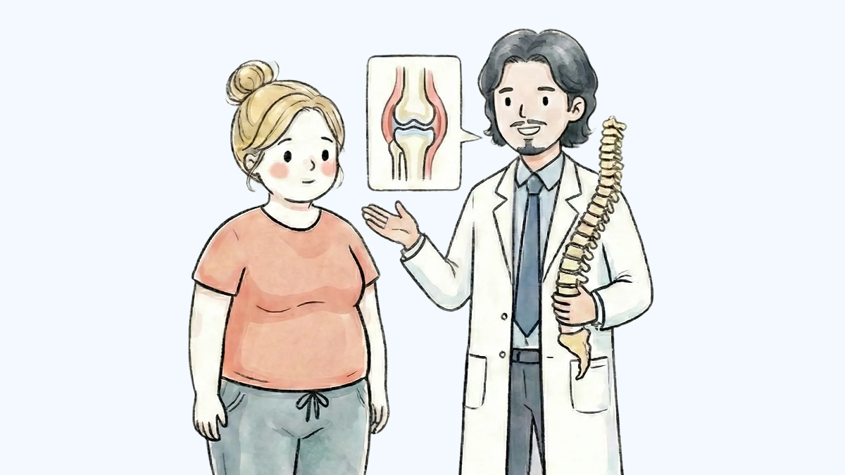 関節への負担イメージ